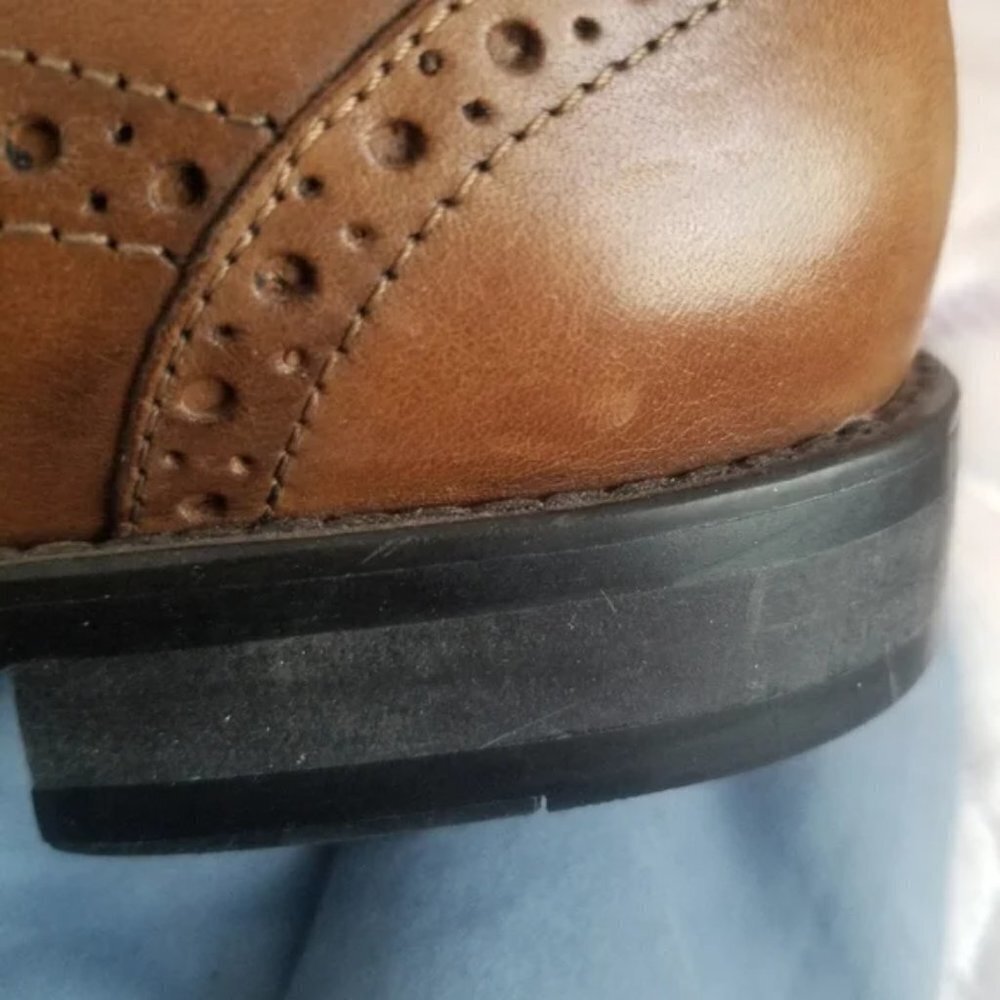 Johnston & Murphy Conard Men's Tan Leather Wingti… - image 8